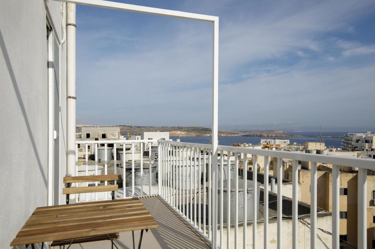 Hilltop Apartments - Stylish Comfort Living Close To The Sea, Bugibba St. Paul's Bay Bagian luar foto